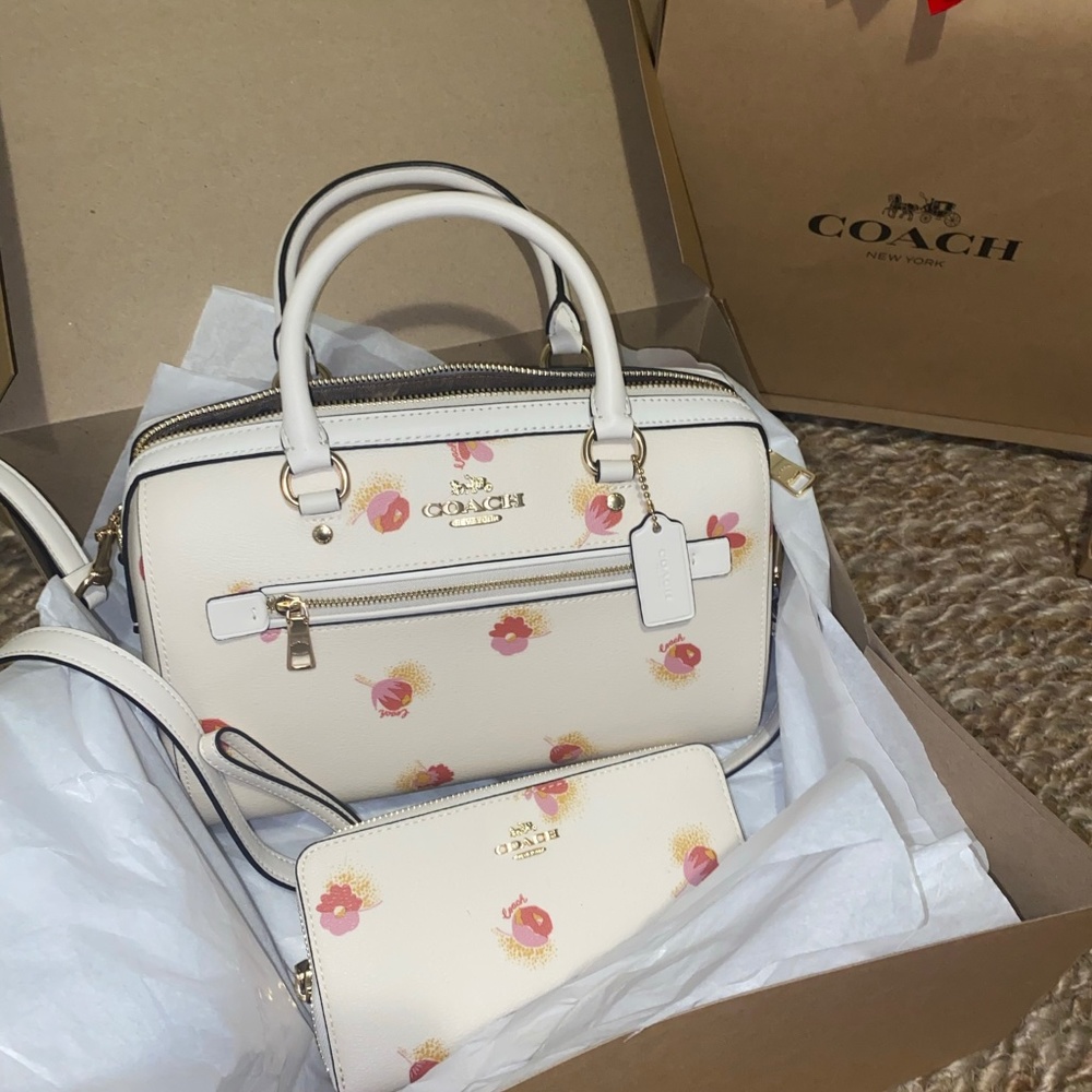 Coach Purse and Wallet Set